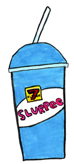 Illustration of a Slurpee